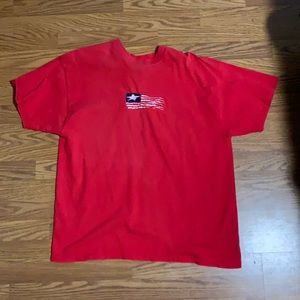 Old varsity classic American flag t-shirt